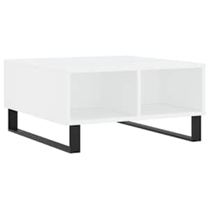 Konferenční stolek bílý 60 x 60 x 30 cm kompozitní dřevo - obrázek 6