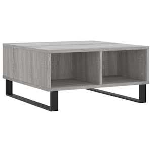 vidaXL kohvilaud, hall Sonoma tamm, 60 x 60 x 30 cm, tehispuit