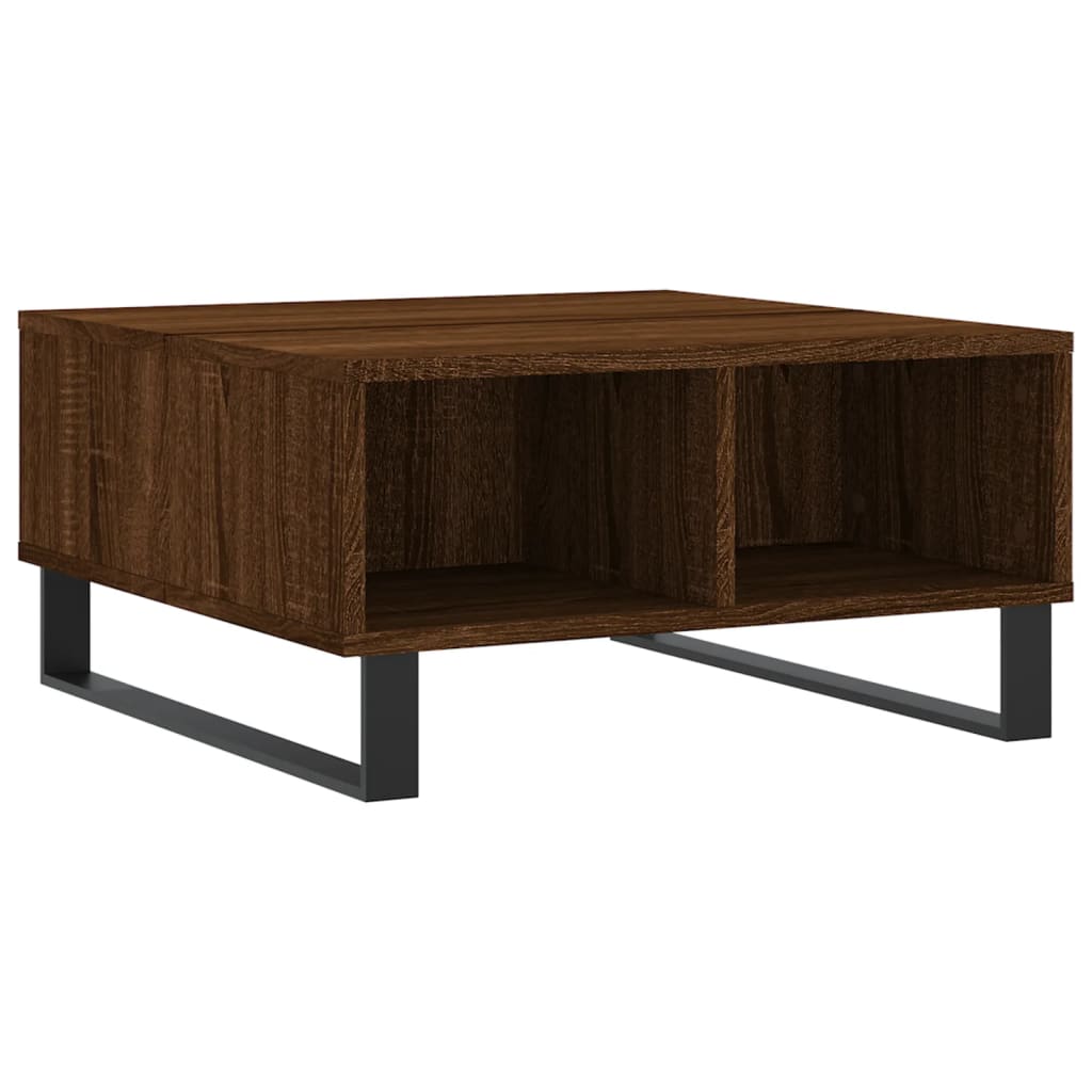 vidaXL Konferenční stolek hnědý dub 60 x 60 x 30 cm kompozitní dřevo