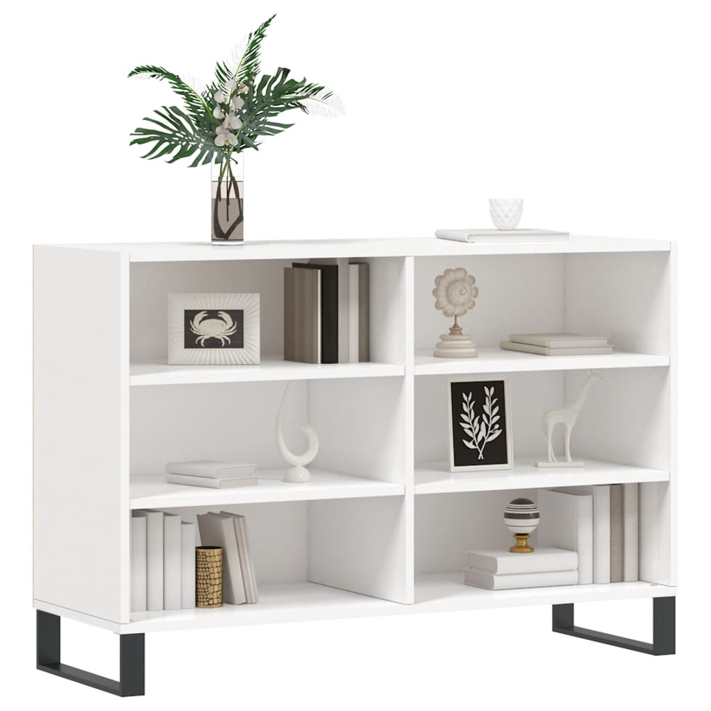 Thumbnail - vidaXL Sideboard Hochglanz-Weiß 103,5x35x70 cm Holzwerkstoff
