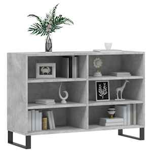 vidaXL Servantă, gri beton, 103,5x35x70 cm, lemn compozit