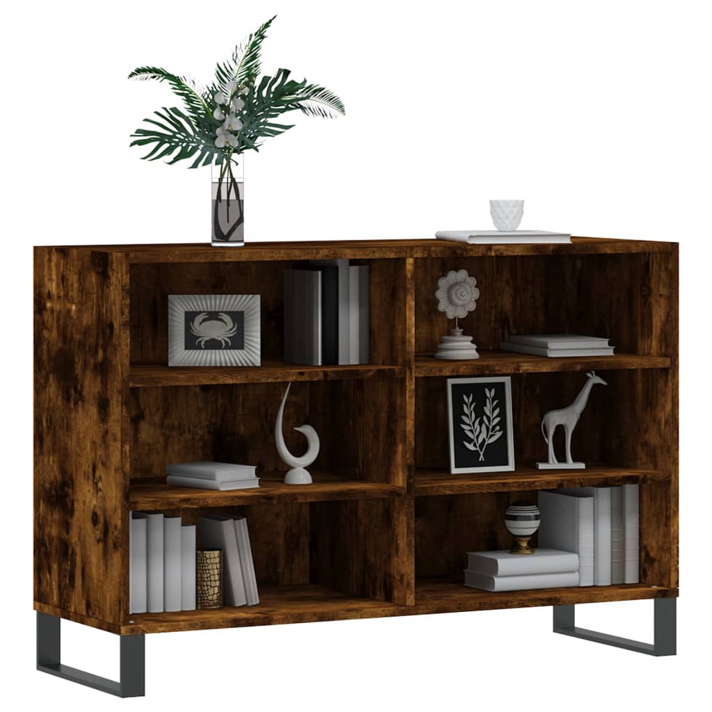 vidaXL Sideboard Räuchereiche 103,5x35x70 cm Holzwerkstoff