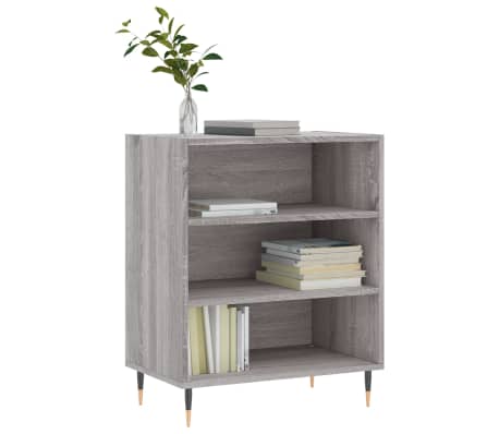 vidaXL Servantă, gri sonoma, 57x35x70 cm, lemn compozit