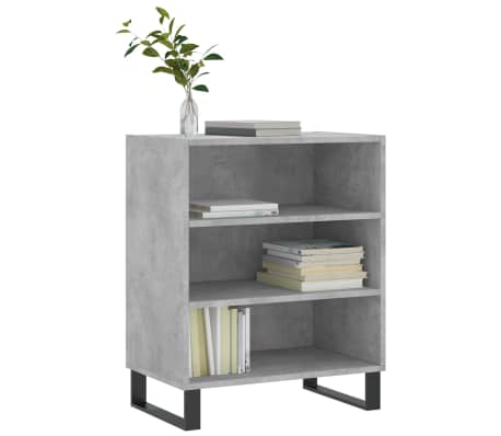 vidaXL Sideboard Betongrau 57x35x70 cm Holzwerkstoff