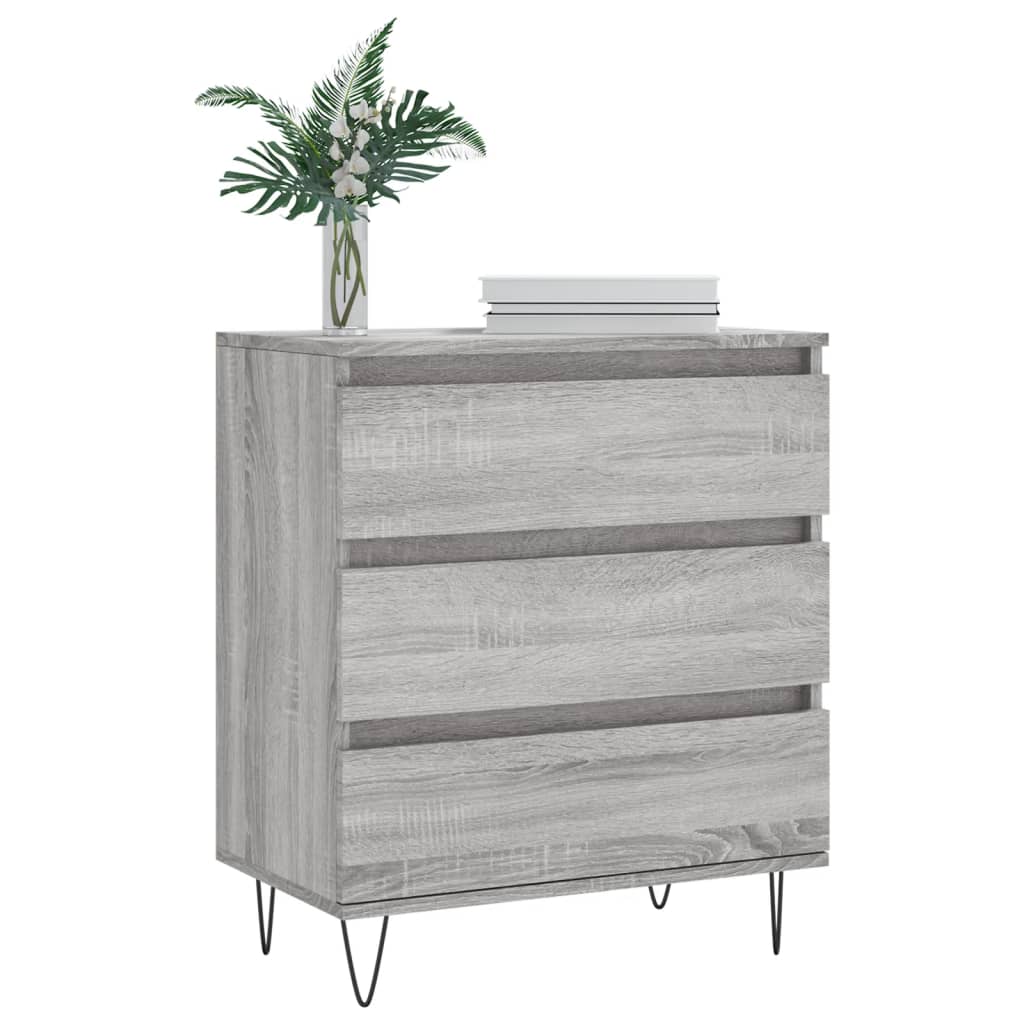 Thumbnail - vidaXL Sideboard Grau Sonoma 60x35x70 cm Holzwerkstoff