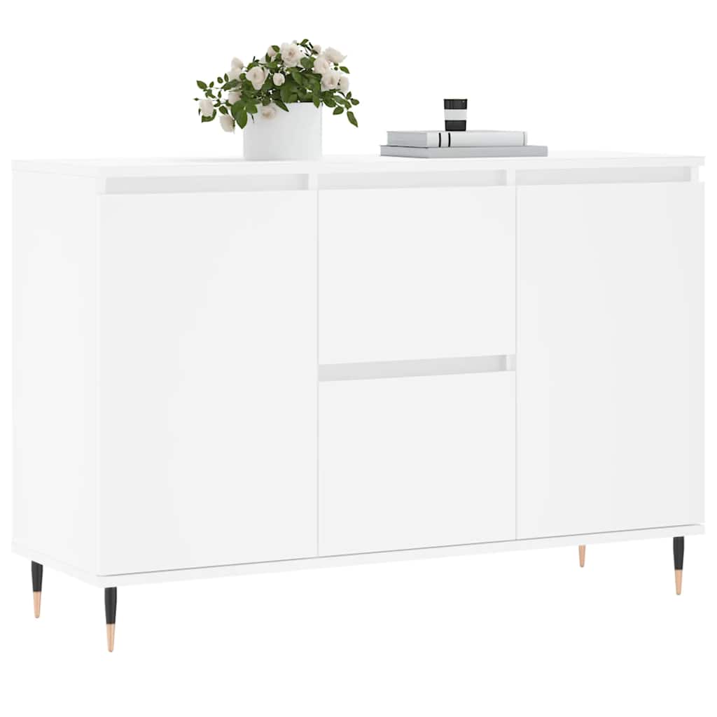 Thumbnail - vidaXL Sideboard Weiß 101,5x35x70 cm Holzwerkstoff