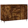 vidaXL puhvetkapp, suitsutatud tamm, 101,5 x 35 x 70 cm, tehispuit