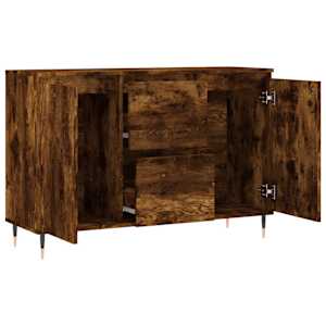 Příborník kouřový dub 101,5 x 35 x 70 cm kompozitní dřevo - obrázek 6