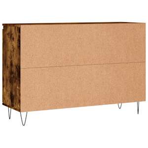 Příborník kouřový dub 101,5 x 35 x 70 cm kompozitní dřevo - obrázek 8
