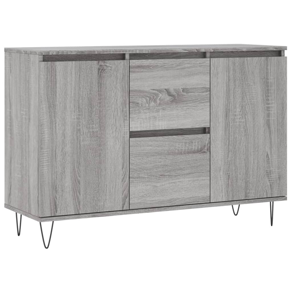 Thumbnail - vidaXL Sideboard Grau Sonoma 104x35x70 cm Holzwerkstoff
