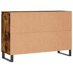 Příborník kouřový dub 101,5 x 35 x 70 cm kompozitní dřevo - obrázek 8