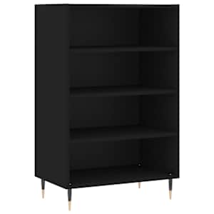 Skříň highboard černá 57 x 35 x 90 cm kompozitní dřevo - obrázek 2
