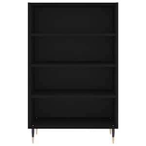 Skříň highboard černá 57 x 35 x 90 cm kompozitní dřevo - obrázek 4