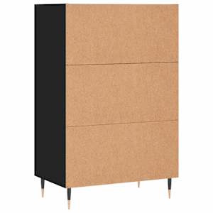 Skříň highboard černá 57 x 35 x 90 cm kompozitní dřevo - obrázek 6