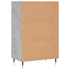 Skříň highboard betonově šedá 57 x 35 x 90 cm kompozitní dřevo - obrázek 6