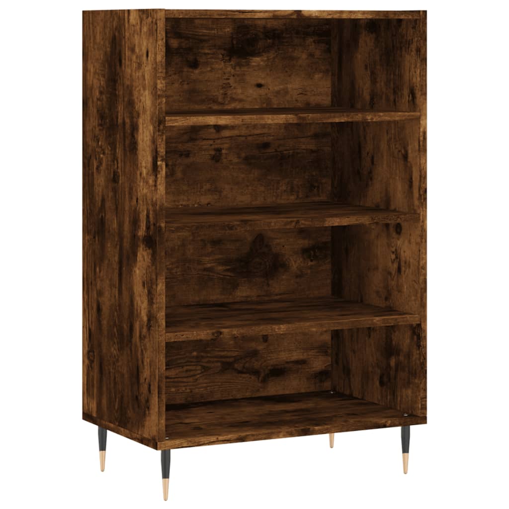 vidaXL Skříň highboard kouřový dub 57 x 35 x 90 cm kompozitní dřevo