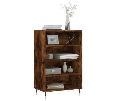 vidaXL Dulap &icirc;nalt, stejar fumuriu, 57x35x90 cm, lemn compozit