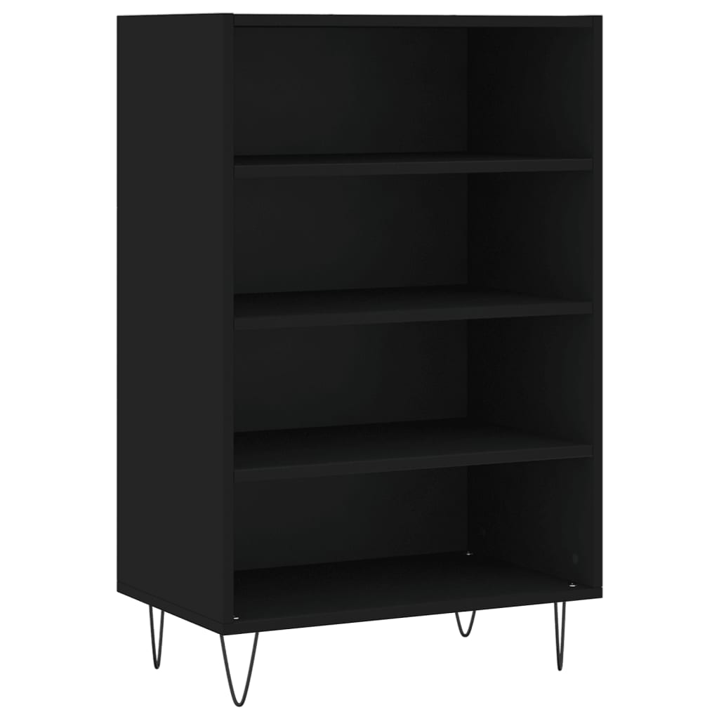 vidaXL Skříň highboard černá 57 x 35 x 90 cm kompozitní dřevo