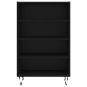 Skříň highboard černá 57 x 35 x 90 cm kompozitní dřevo - obrázek 4