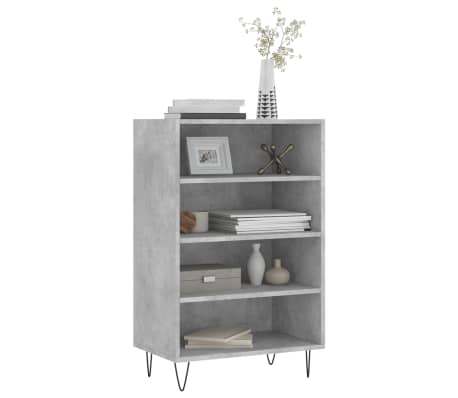 vidaXL Highboard Betongrau 57x35x90 cm Holzwerkstoff