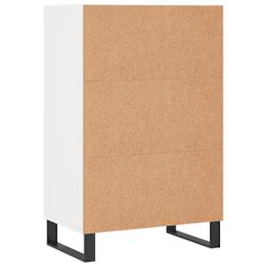Skříň highboard bílá 57 x 35 x 90 cm kompozitní dřevo - obrázek 6