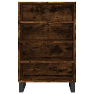 Skříň highboard kouřový dub 57 x 35 x 90 cm kompozitní dřevo - obrázek 4