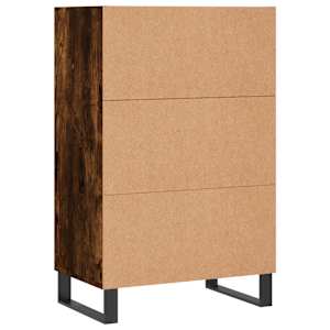 Skříň highboard kouřový dub 57 x 35 x 90 cm kompozitní dřevo - obrázek 6