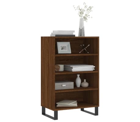 vidaXL Highboard Braun Eichen-Optik 57x35x90 cm Holzwerkstoff