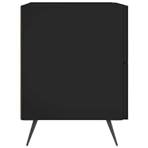Noční stolky 2 ks černé 40 x 35 x 47,5 cm kompozitní dřevo - obrázek 8