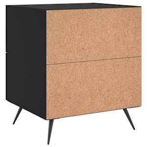 Noční stolky 2 ks černé 40 x 35 x 47,5 cm kompozitní dřevo - obrázek 10
