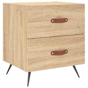 Noční stolky 2 ks dub sonoma 40 x 35 x 47,5 cm kompozitní dřevo - obrázek 5