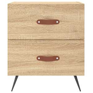 Noční stolky 2 ks dub sonoma 40 x 35 x 47,5 cm kompozitní dřevo - obrázek 6