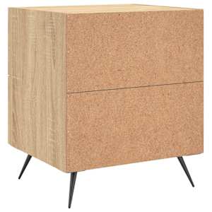 Noční stolky 2 ks dub sonoma 40 x 35 x 47,5 cm kompozitní dřevo - obrázek 9