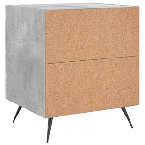 Noční stolky 2 ks betonově šedé 40x35x47,5 cm kompozitní dřevo - obrázek 9