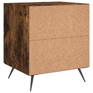 Noční stolky 2 ks kouřový dub 40x35x47,5 cm kompozitní dřevo - obrázek 9