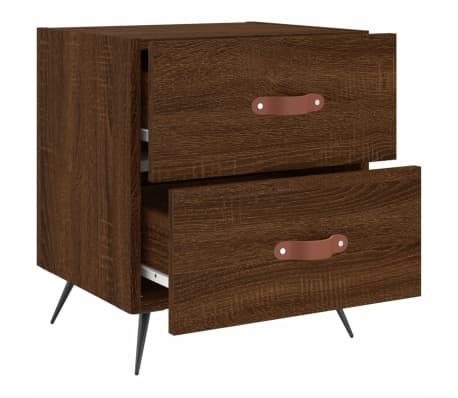 vidaXL Noptieră, stejar maro, 40x35x47,5 cm, lemn compozit