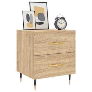 vidaXL Κομοδίνο Sonoma Δρυς 40 x 35 x 47,5 εκ. από Επεξεργασμένο Ξύλο