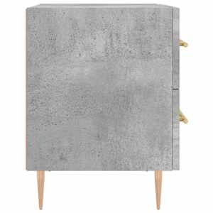 Noční stolek betonově šedý 40 x 35 x 47,5 cm kompozitní dřevo - obrázek 7