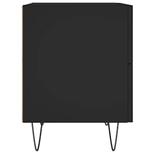 Noční stolky 2 ks černé 40 x 35 x 47,5 cm kompozitní dřevo - obrázek 7