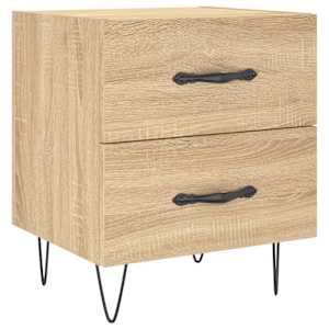 Noční stolky 2 ks dub sonoma 40 x 35 x 47,5 cm kompozitní dřevo - obrázek 5