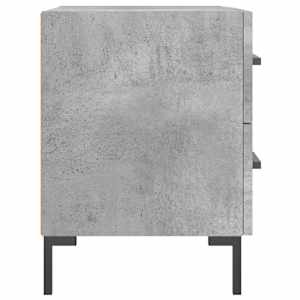 Noční stolek betonově šedý 40 x 35 x 47,5 cm kompozitní dřevo - obrázek 7