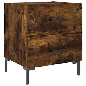 Noční stolky 2 ks kouřový dub 40x35x47,5 cm kompozitní dřevo - obrázek 5