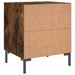Noční stolky 2 ks kouřový dub 40x35x47,5 cm kompozitní dřevo - obrázek 9