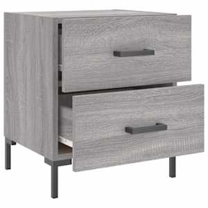 Noční stolek šedý sonoma 40 x 35 x 47,5 cm kompozitní dřevo - obrázek 5