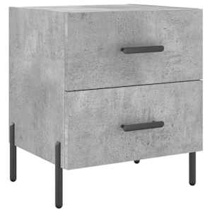 Noční stolky 2 ks betonově šedé 40x35x47,5 cm kompozitní dřevo - obrázek 5