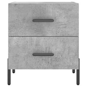 Noční stolky 2 ks betonově šedé 40x35x47,5 cm kompozitní dřevo - obrázek 6
