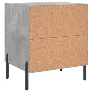 Noční stolky 2 ks betonově šedé 40x35x47,5 cm kompozitní dřevo - obrázek 9