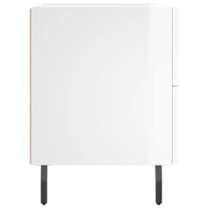 Noční stolky 2 ks lesklé bílé 40x35x47,5 cm kompozitní dřevo - obrázek 7
