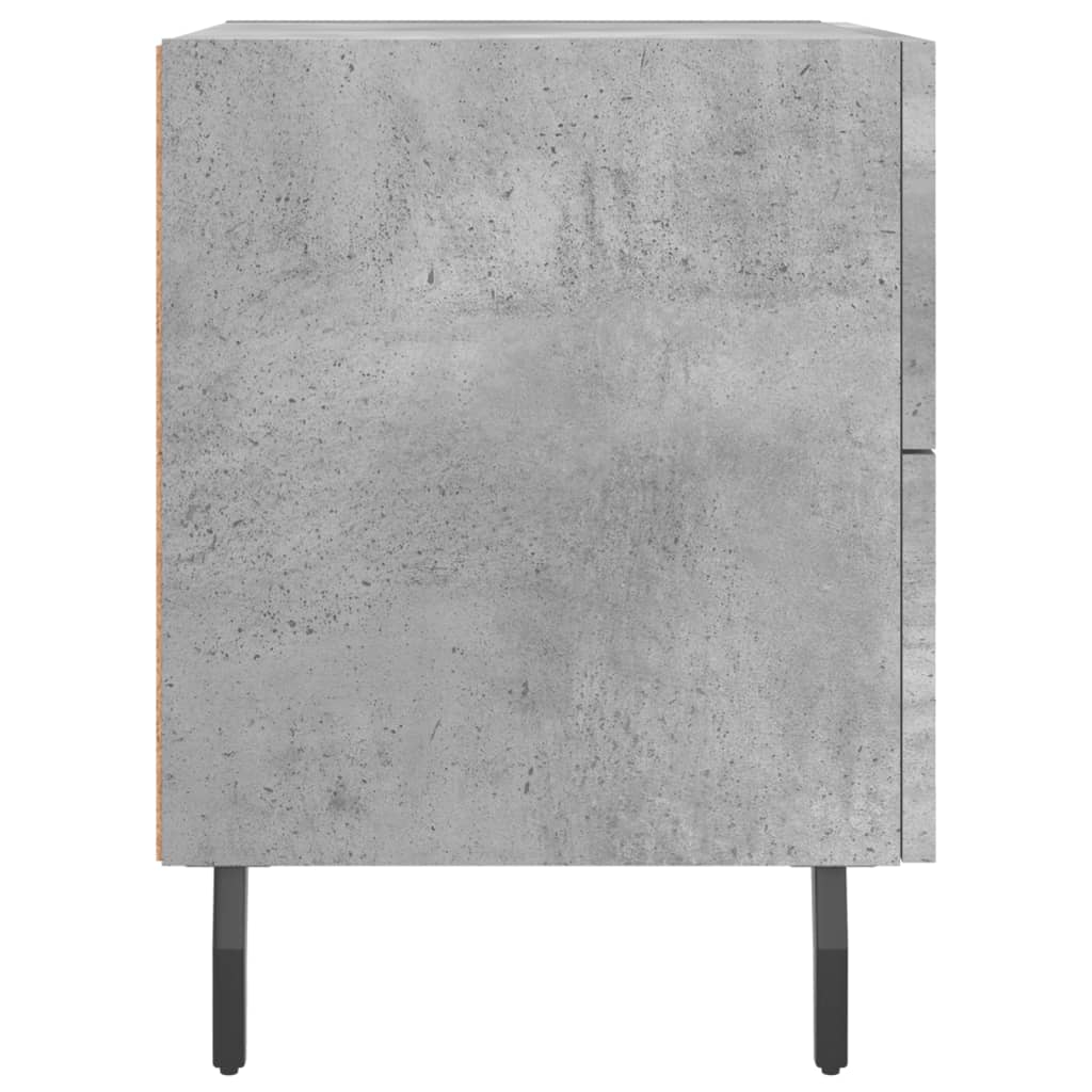 Szafka nocna, szarość betonu, 40x35x47,5 cm