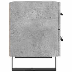 Noční stolek betonově šedý 40 x 35 x 47,5 cm kompozitní dřevo - obrázek 7